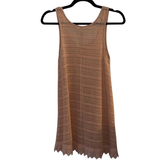 Mudd Y2k Crochet Tank Top Rose Festival Boho Hippie Longer Length Size Medium - Picture 2 of 5